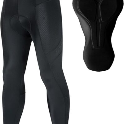 Cycling Pants for Men 4D Padded Cycling Tights UPF 50+ Bike Pants for Men Cycling Long Leggings Riding Mountain Road Bicycle